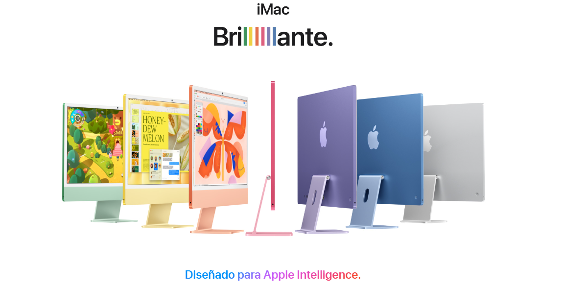 Apple iMac con M4 2024 Ya disponibles